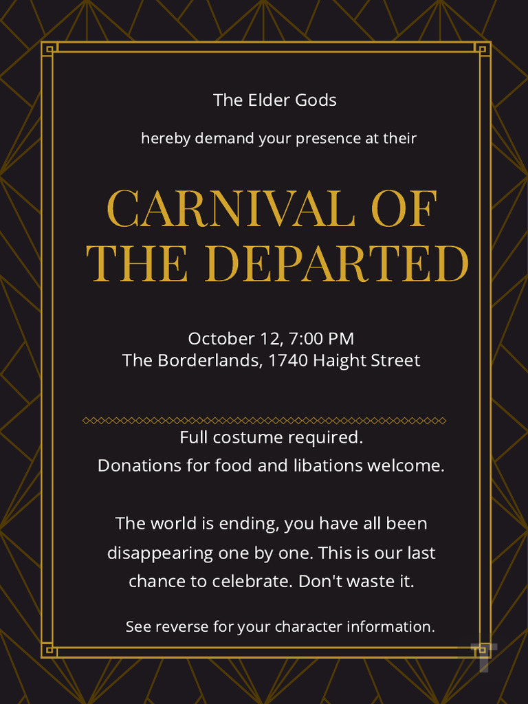 Dionysus Invitation | PDF
