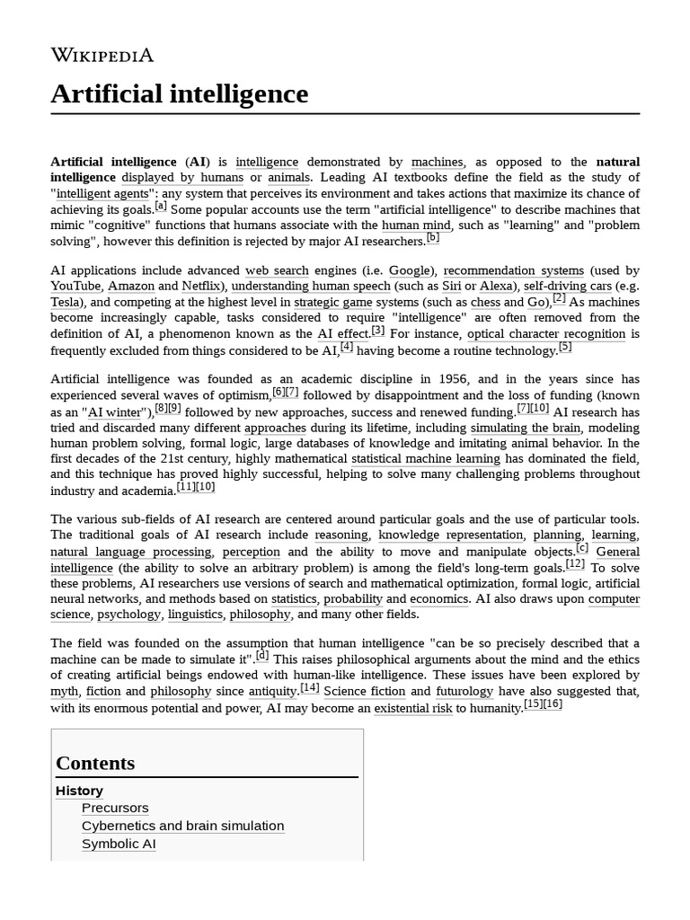 Artificial Intelligence | PDF