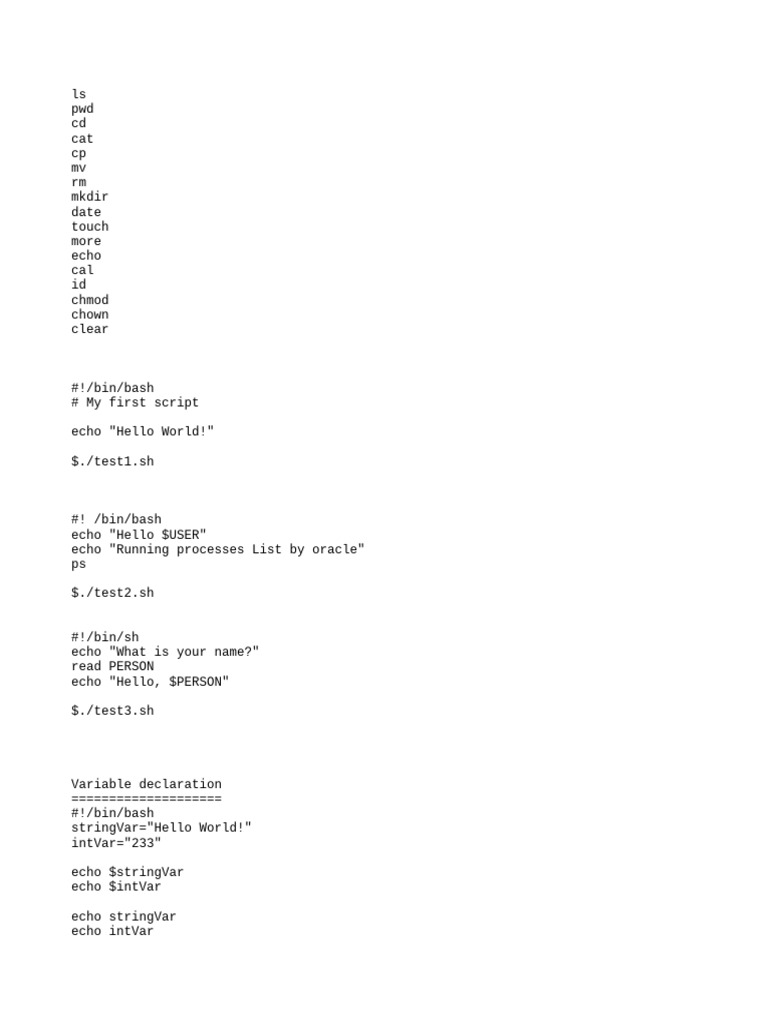 Java Shell Scripting Basics Youtube Kids App