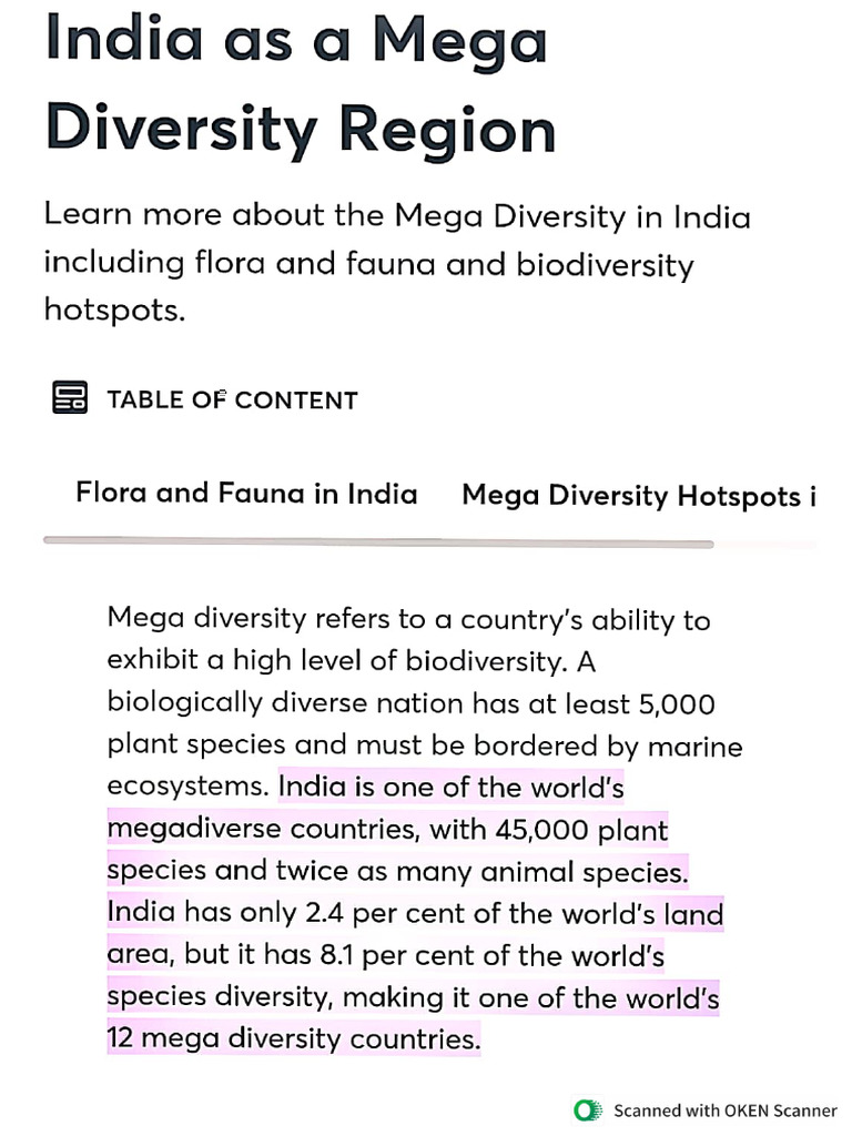 Endangered and Endemic Species of India | PDF