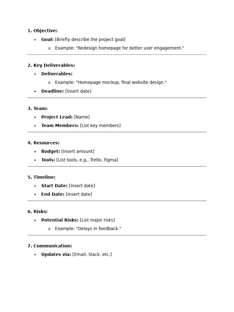 Objective goal pdf