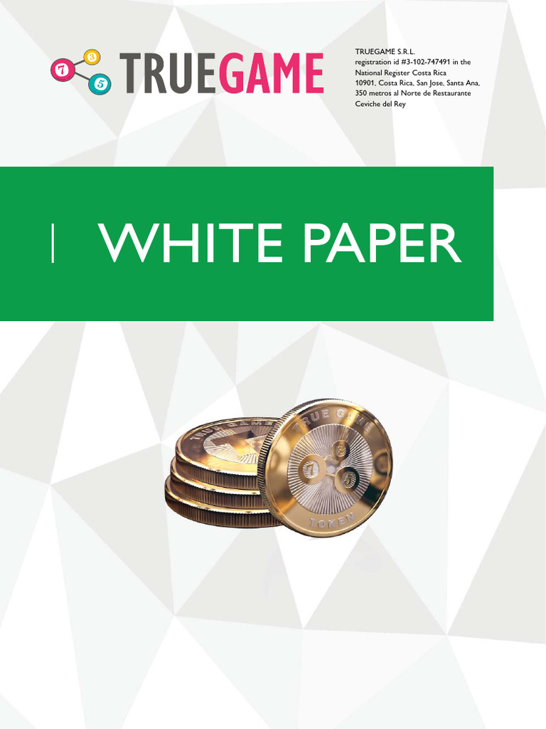 True Game Whitepaper PDF PDF Room | PDF