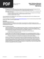 ECE One Year Certificate Renewal Guide | PDF | Identity Document ...