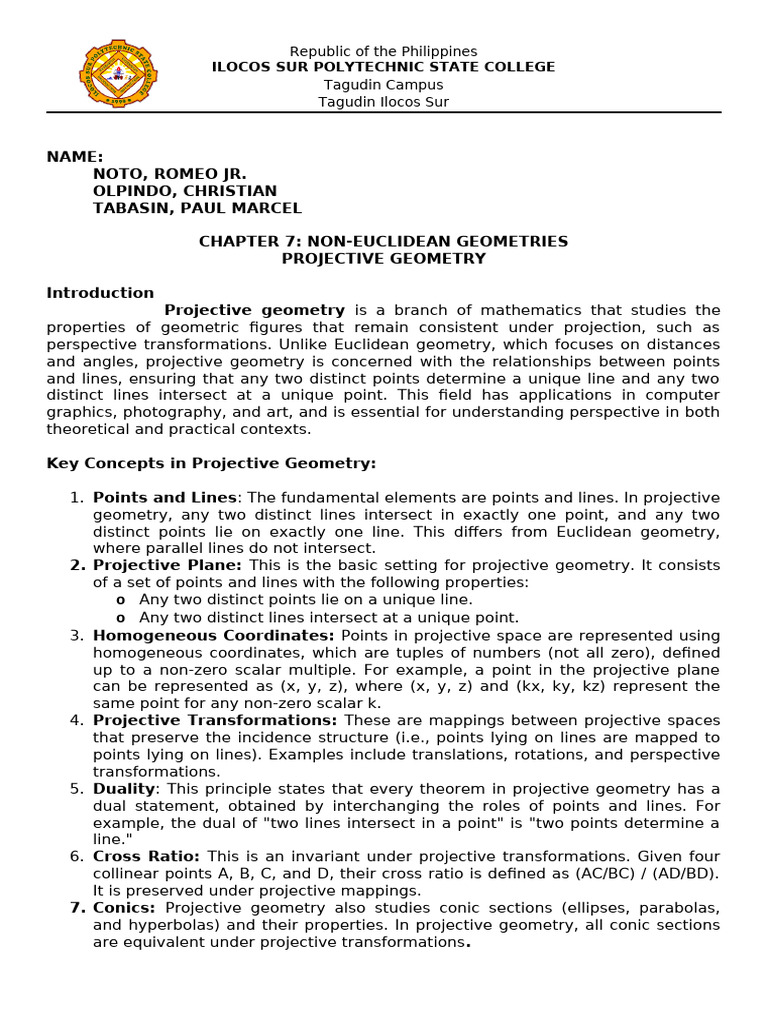 Projectile Geometry | PDF