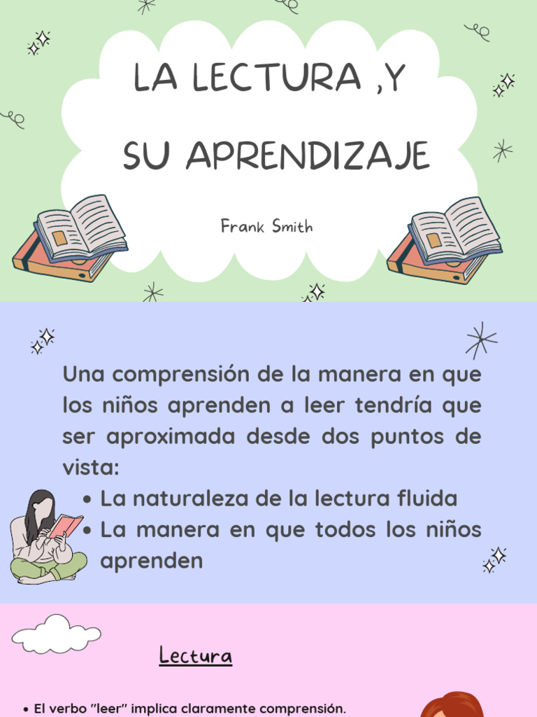La Lectura y Su Aprendizaje | PDF