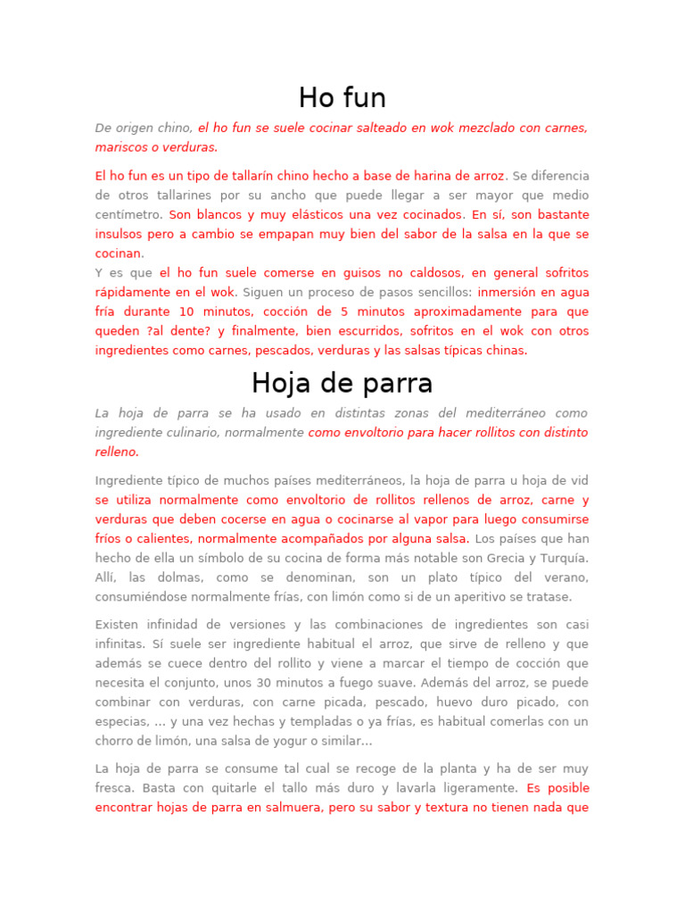 Ho Fun | PDF