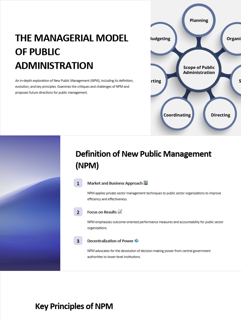 II. Managerial Models of PA | PDF