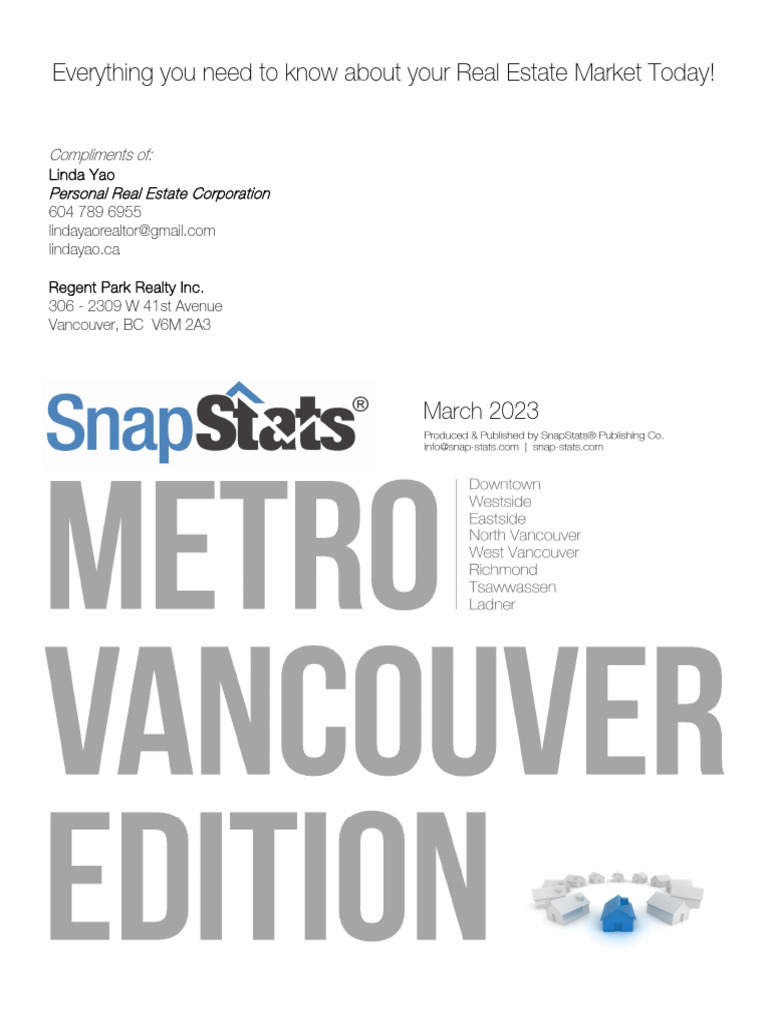 Snapstat Metro Vancouver 2023 March | PDF