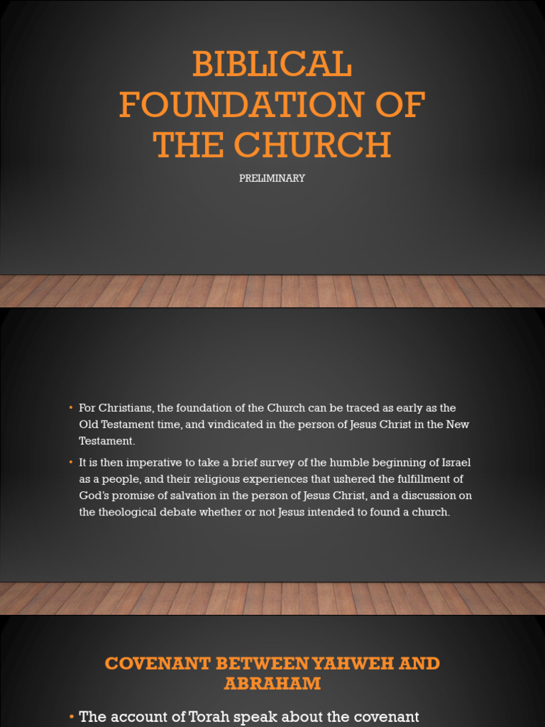 Biblical Foundations of the Church | PDF | Jesus | Social Science