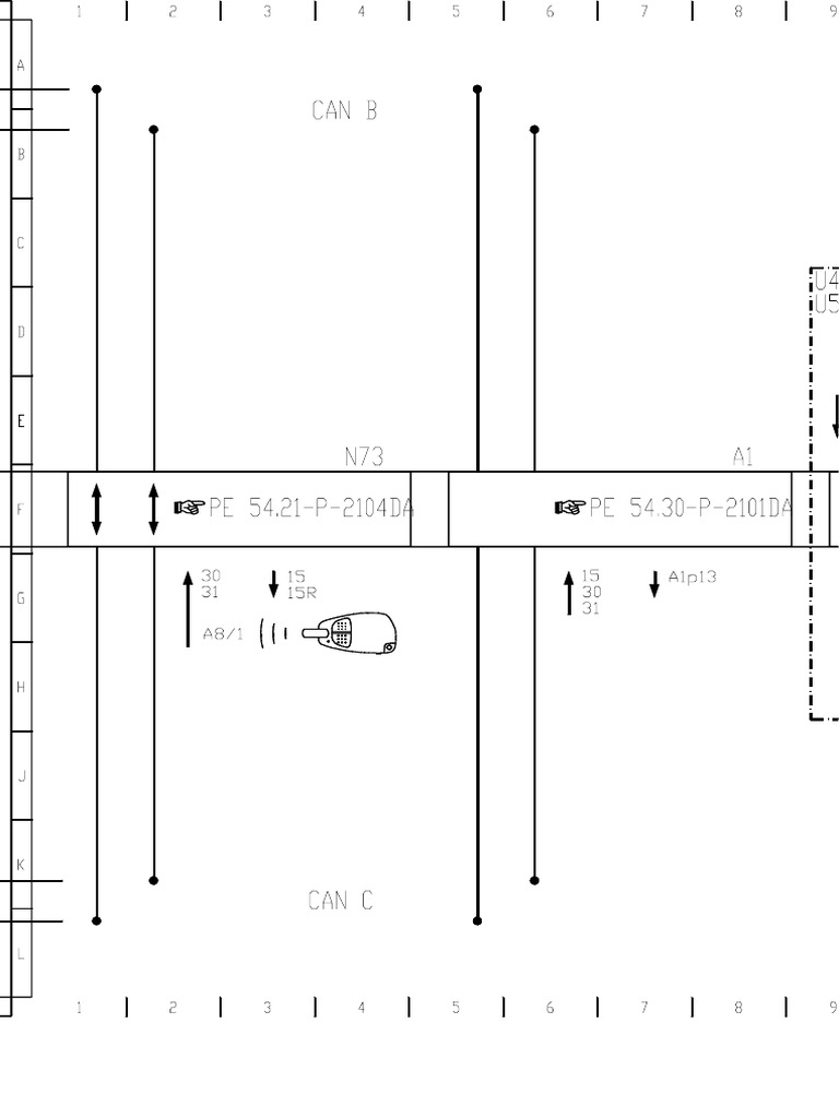 W211 Wiring Block Diagram Starter Alternator Battery | PDF