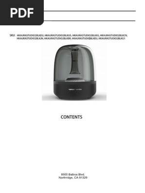 Harman Kardon Aura Studio 2 箱・説明書付き HK Aura Studio 2 | PDF
