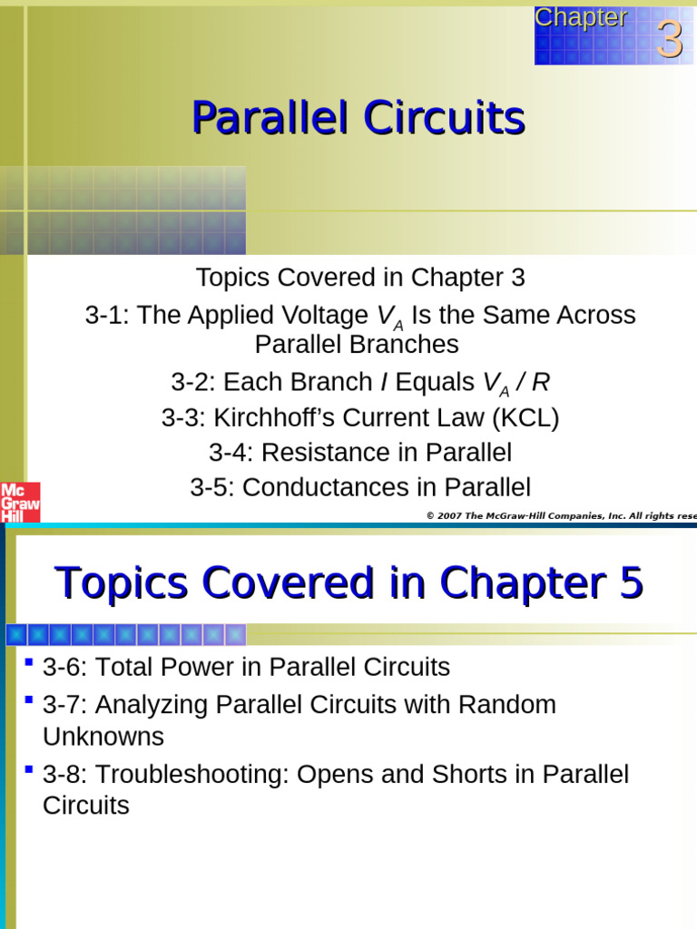 Chapter 03 2. Analyzing Parallel Circuits | PDF
