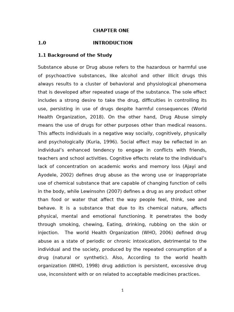 Chapter One1 | PDF