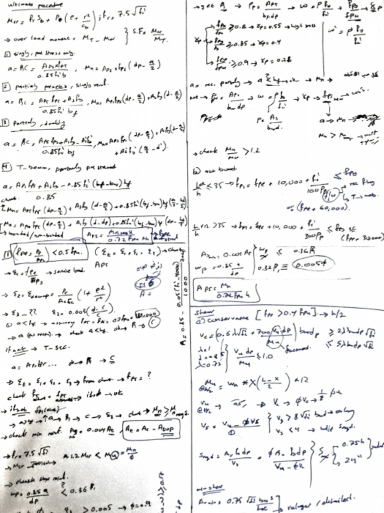 PRE Sheet - Final (Shear Composite Deflection Ultimate Composite) | PDF