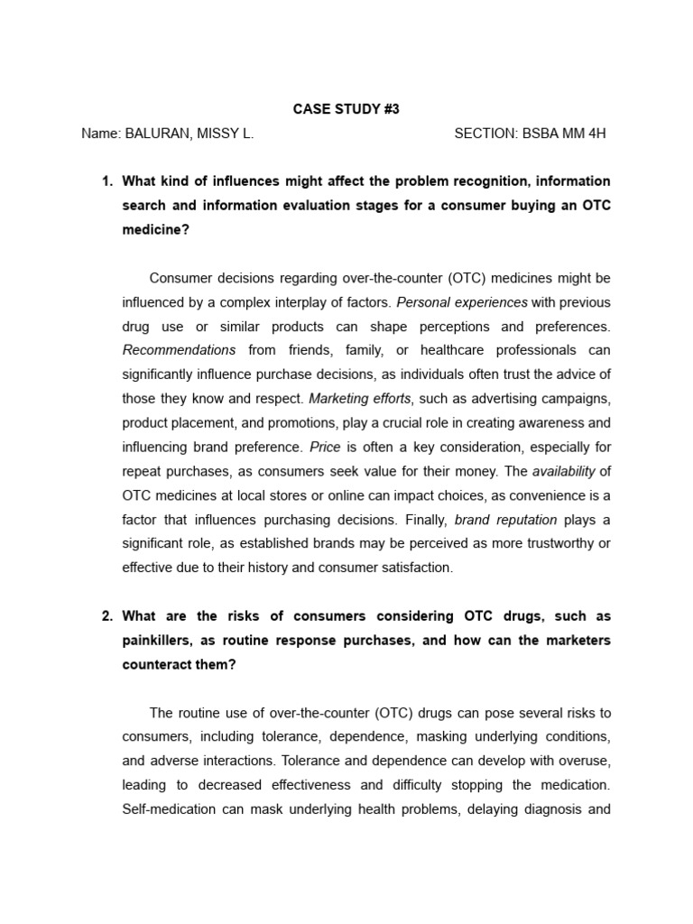 CASE STUDY #3 Answers | PDF