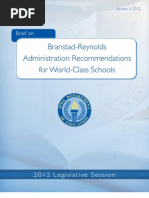 Branstad-Reynolds Administration Recommendations For World-Class Schools in Iowa