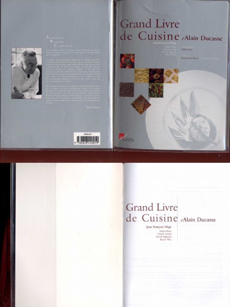 Grand Livre de Cuisine d’Alain Ducasse Grand livre.. cuisine d'alain ducasse : Ducasse, Alain