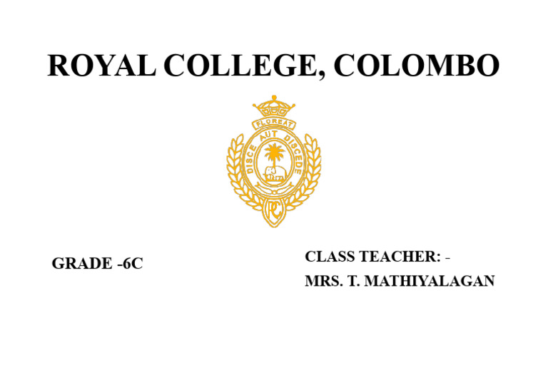 Royal College | PDF