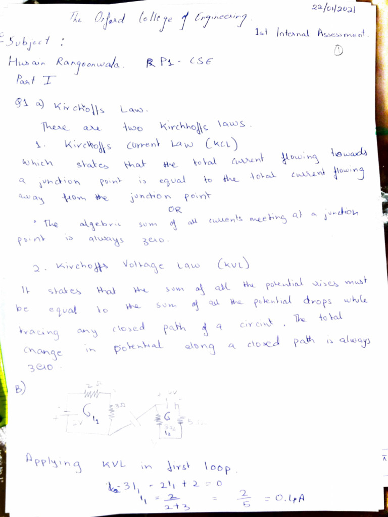 Electrical Cycle Analysis and RMS Values | PDF