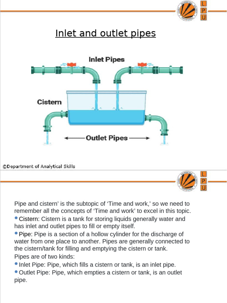 2 Inlet and Outlet of Pipes PEA 308 | PDF
