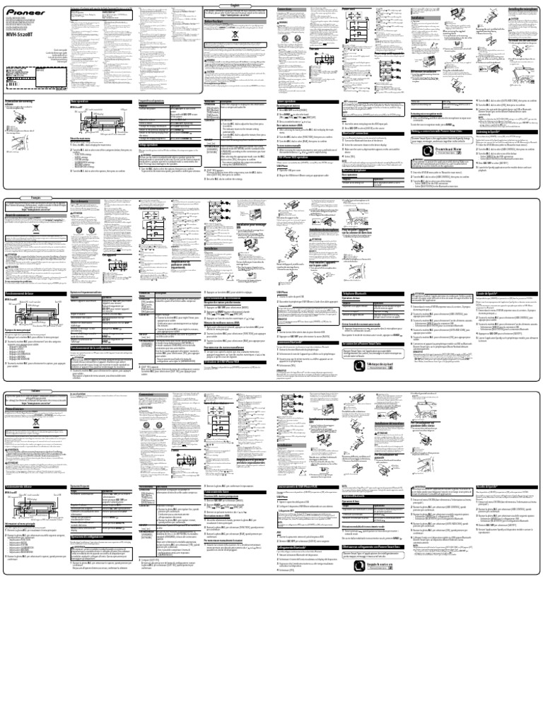 MVH-S520BT Quickstart Manual QRD3776A MVH-S520BTpdf Quick Start Guide ...