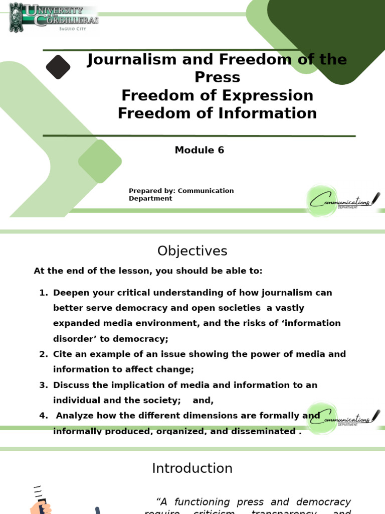 MIL Module 6 | PDF