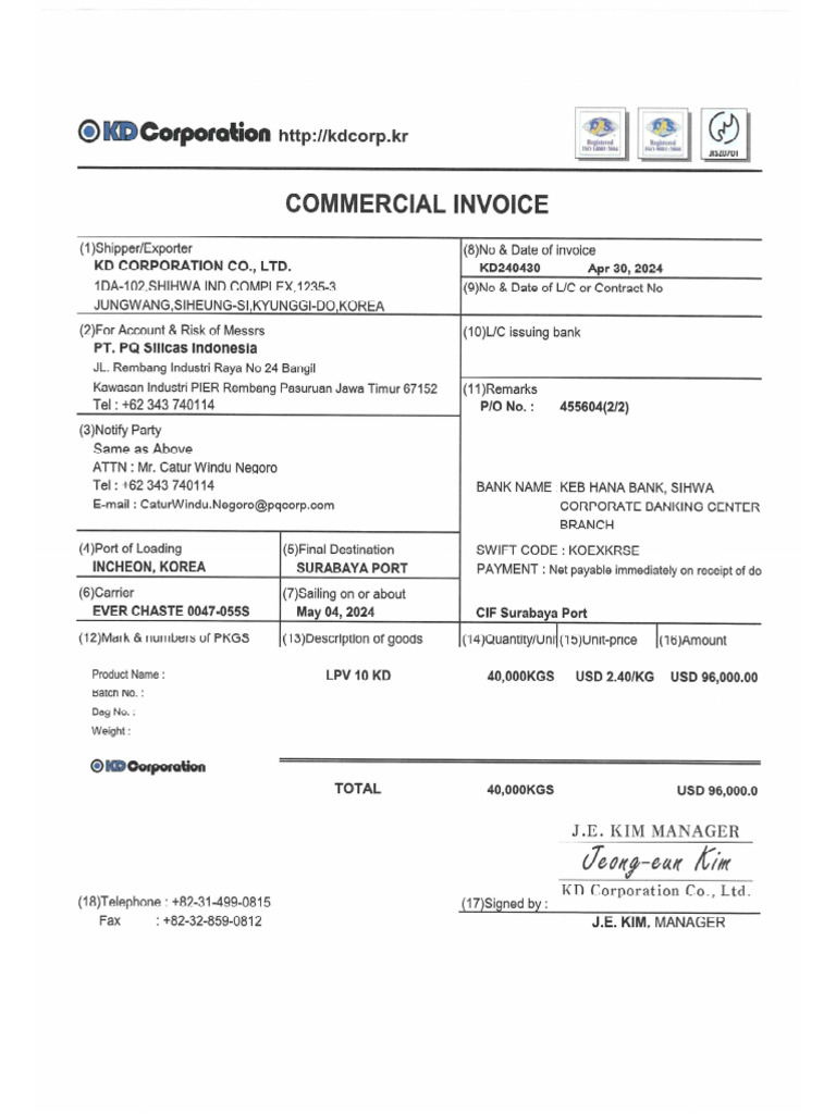 KD 240430 | PDF