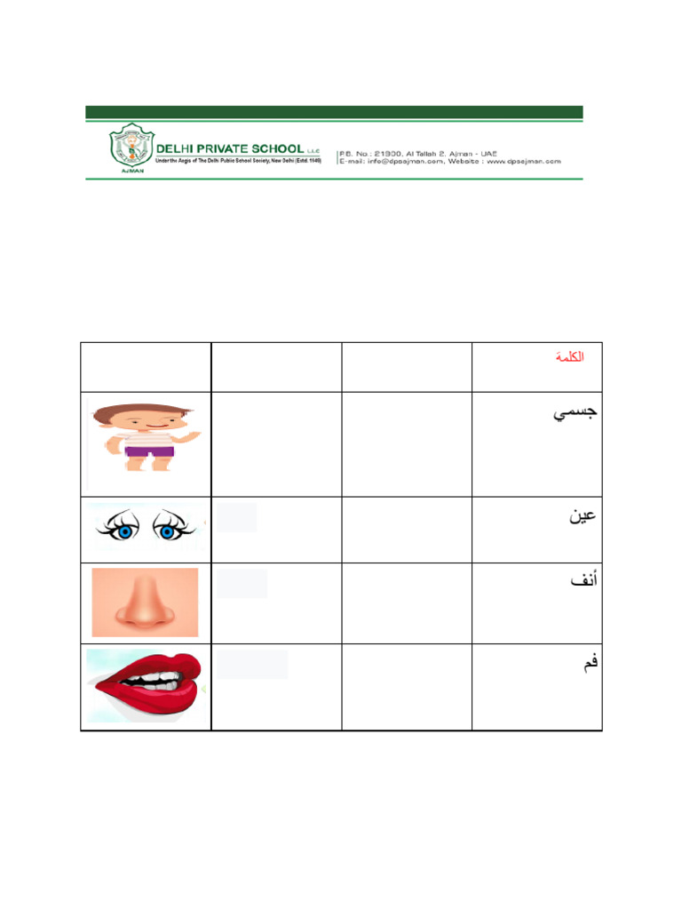 Grade-2PT-1Arabic Notes | PDF