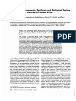 Ulf Madsen et al- Ibotenic Acid Analogues. Synthesis and Biological Testing of Two Bicyclic 3-Isoxazolol Amino Acids