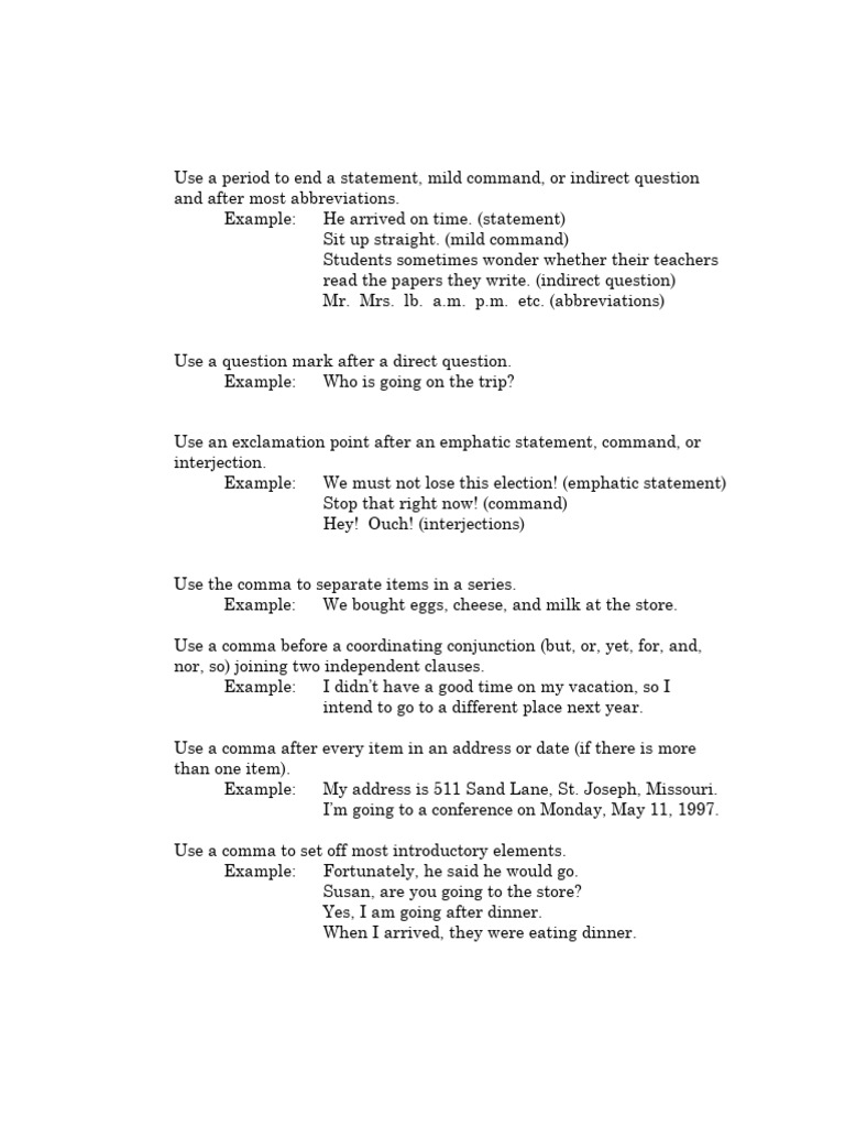 Punctuation visual data 4