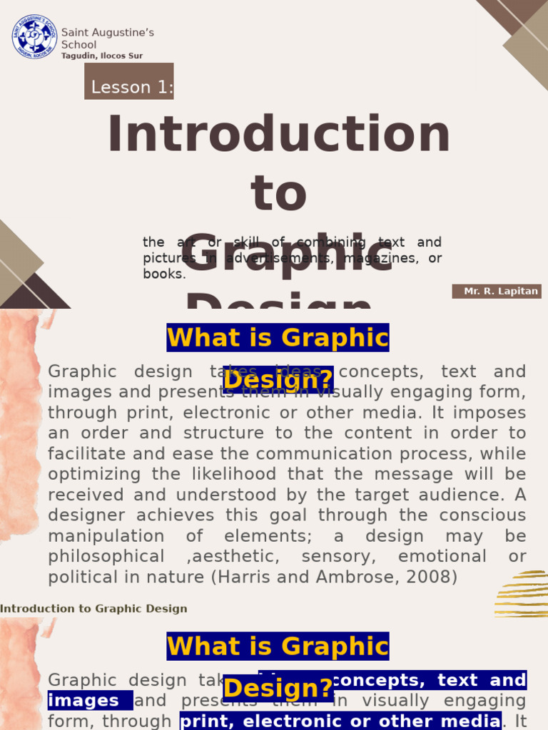 Intro To Graphic Design | PDF