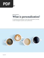 The Value of Personalization in 2021 | PDF | Analytics | Marketing