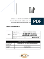 Trabajo Académico de Derecho Marítimo y Aéreo