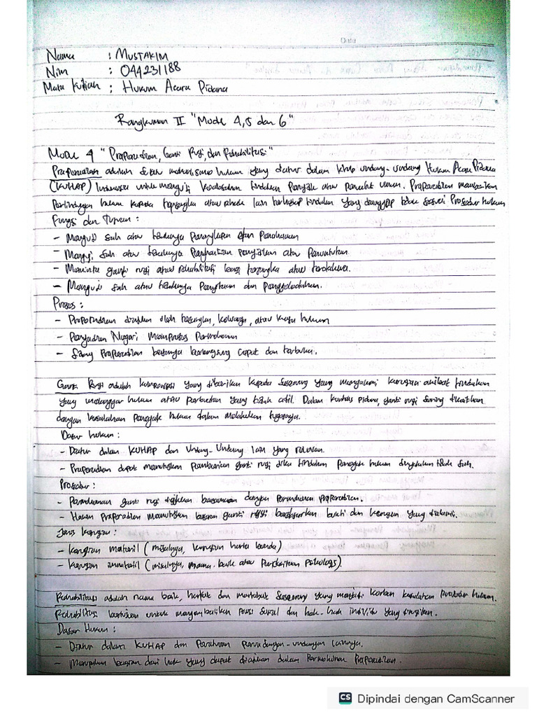Tugas Rangkuman 2, Mustakim | PDF