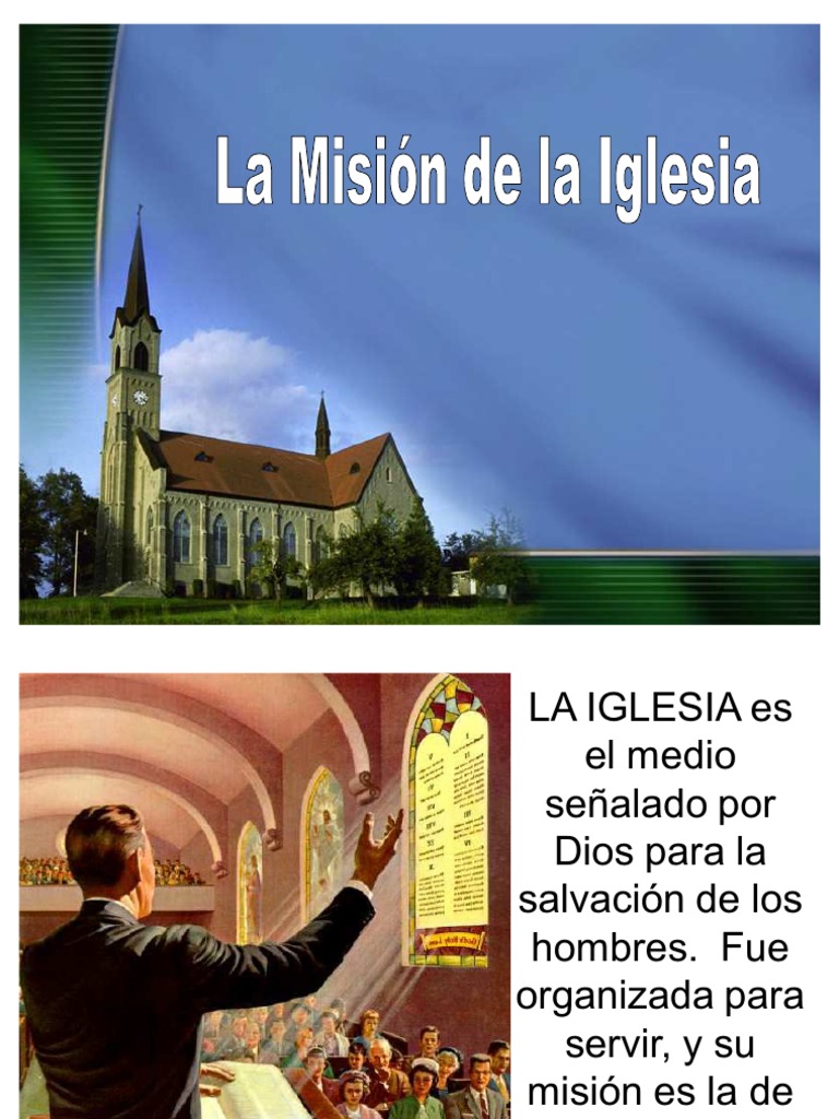 Misión de la Iglesia Cristiana | PDF | Gran comisión | Diez Mandamientos