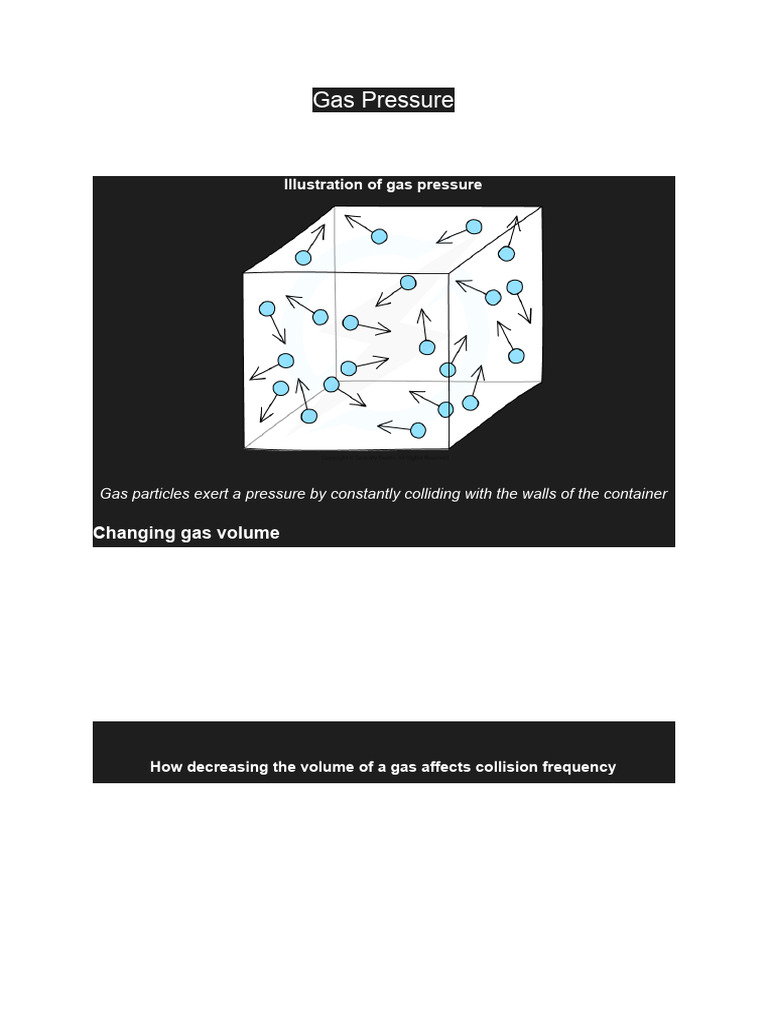 Gas Pressure | PDF