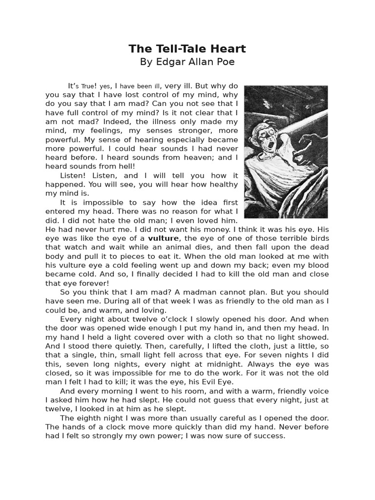 The Tell-Tale Heart 0 | PDF
