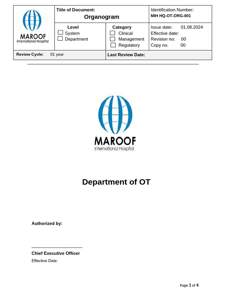 01 - Organogram | PDF