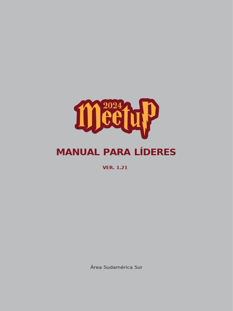 Manual Meetup 2024 1.22 | PDF