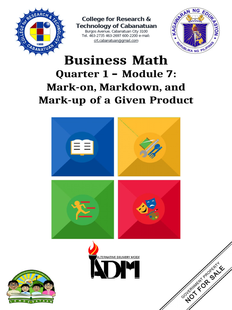 Business Math - Module 7 | PDF