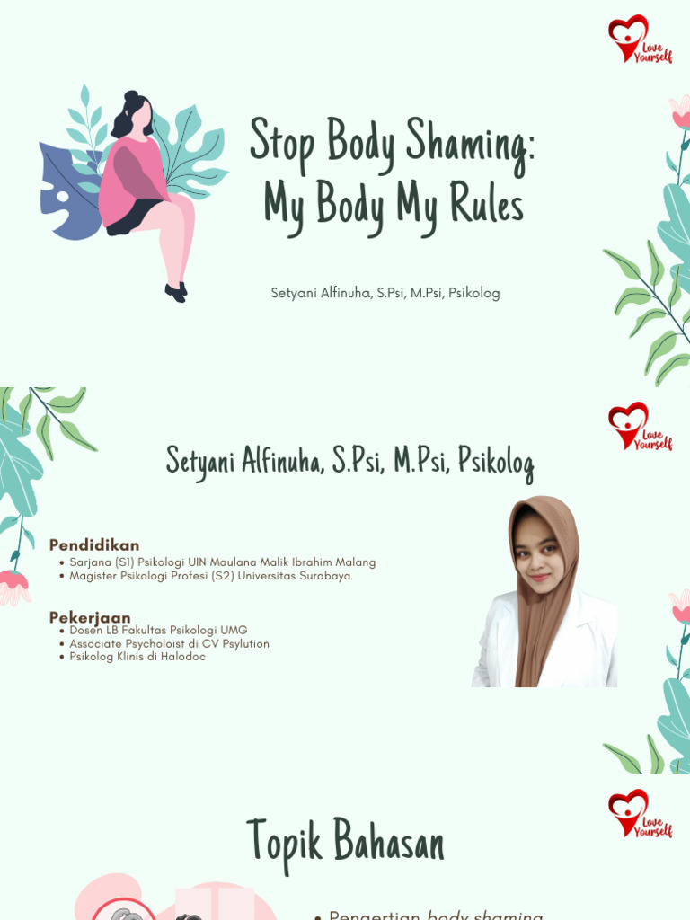 Understanding and Combating Body Shaming | PDF | Career & Growth