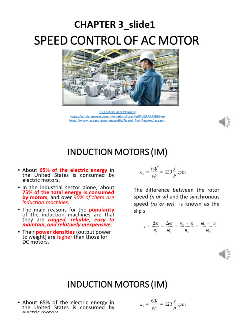 Motor Control Chapter 3 - Slide1 | PDF