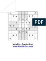 Very Easy Sudoku From