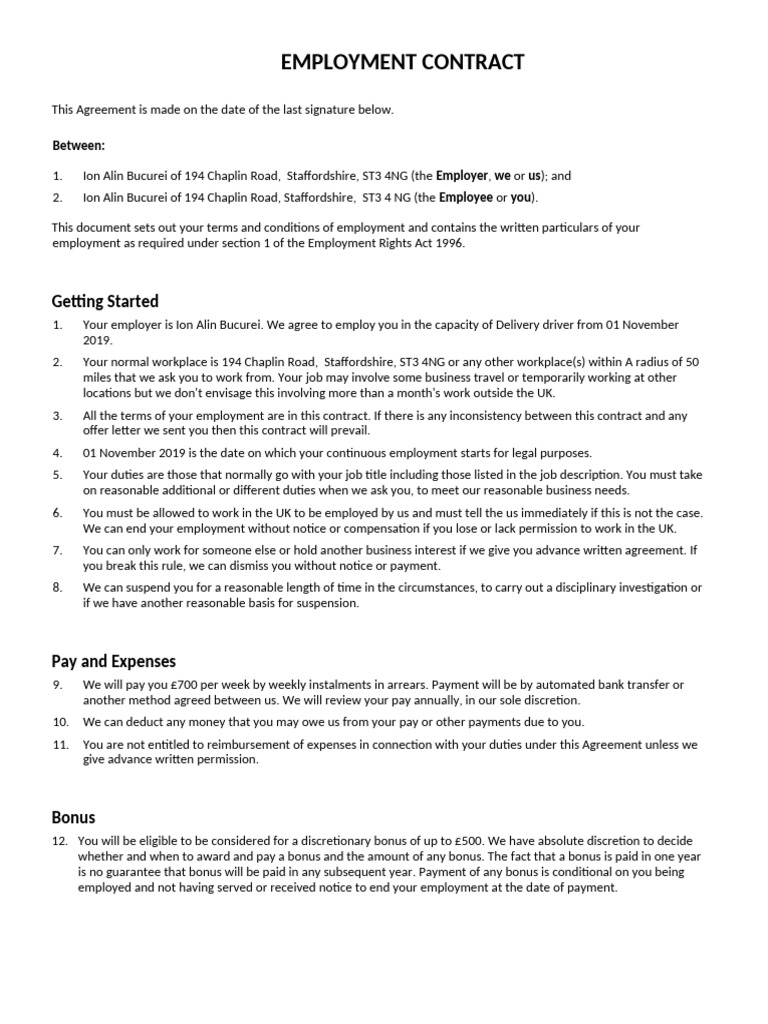 Employment | PDF