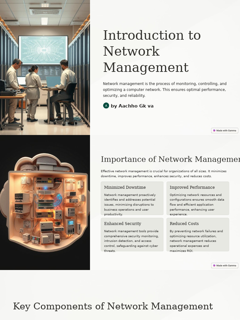 Essential Guide to Network Management | PDF | Computer Network ...