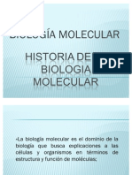 Presentación Biología Molecular Historia