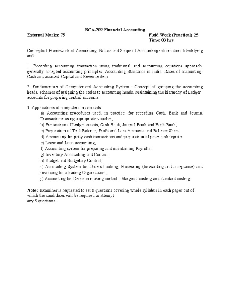 Fa Bca | PDF