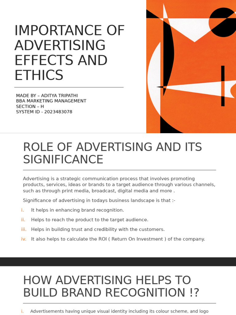 Presentation Advertising | PDF