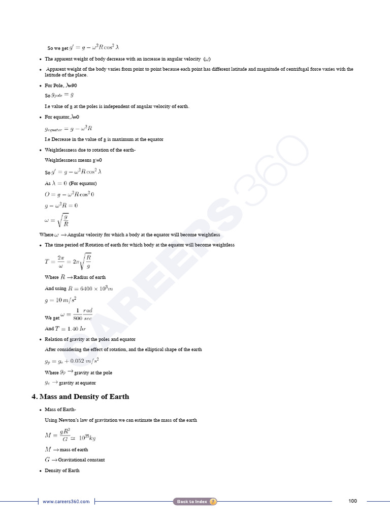 JEE Main 2024 Important Formulas For Physics PDF 1 (100-200) | PDF