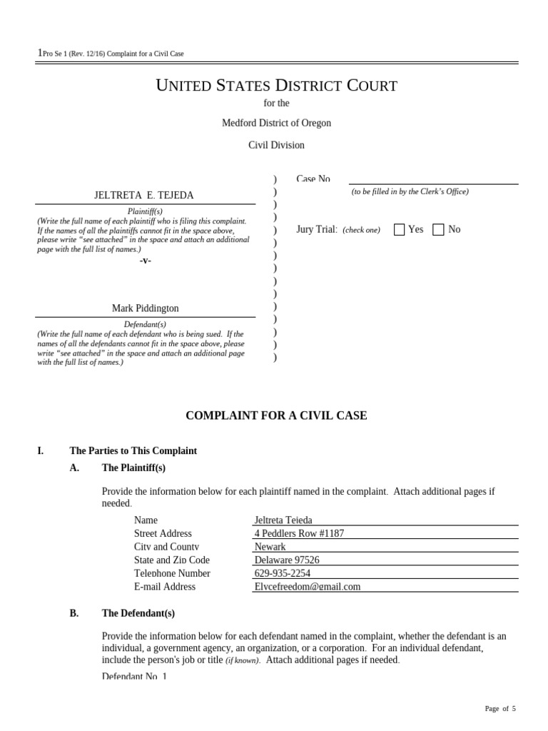 Civil Case | PDF